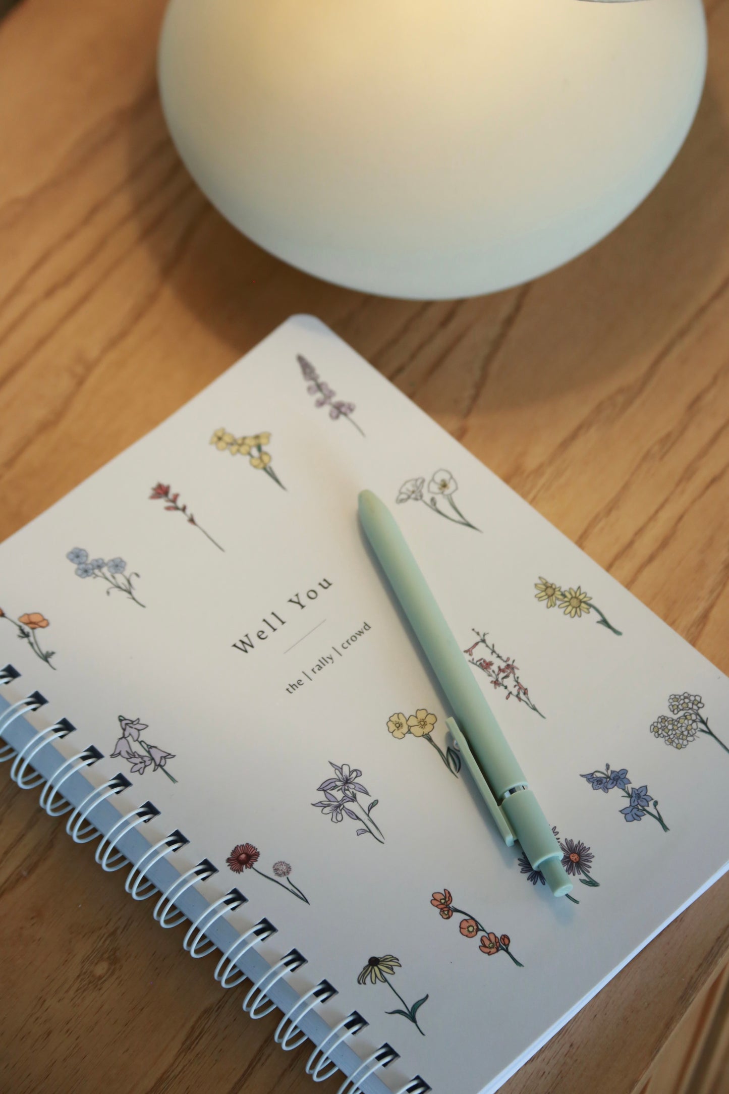 12-month Undated Utah Wildflower planner, bookmark & tabs