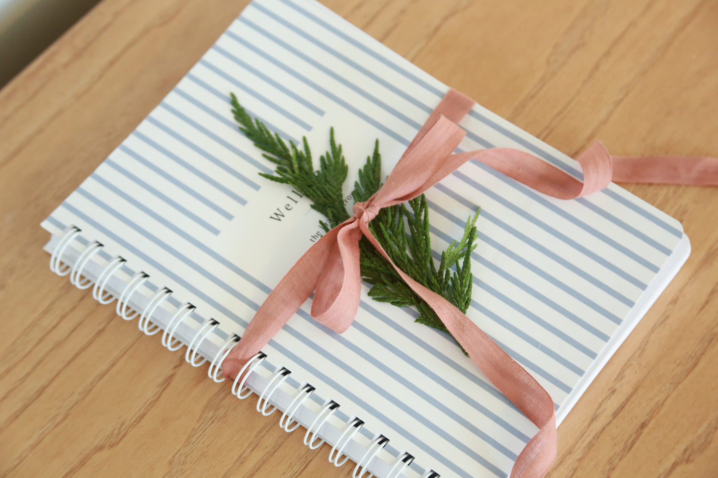 12-month Undated Classic Stripe planner, bookmark & tabs